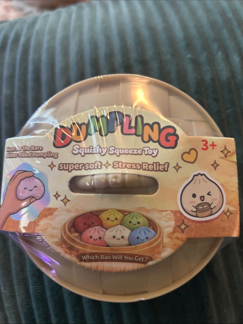 Dumpling Squishy Squeeze Toy - Assorted Pastel Colors